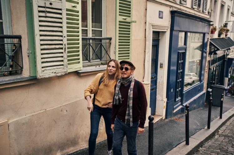 visite d'une ville en couple