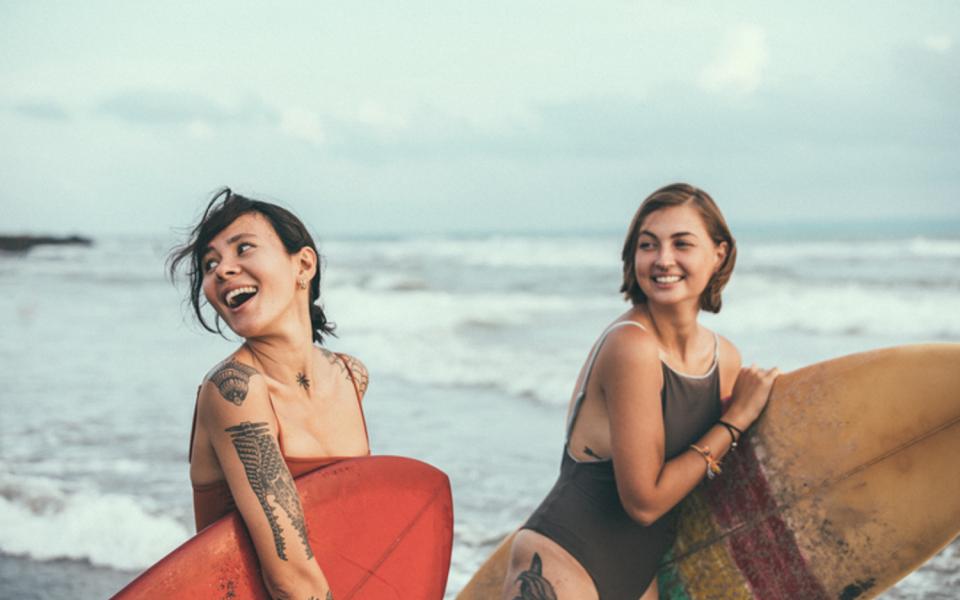 week end surf entre amis