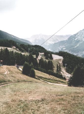 tyrolienne dans les Pyrénées ANCV