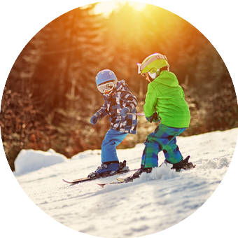 Slalomer sur un glacier